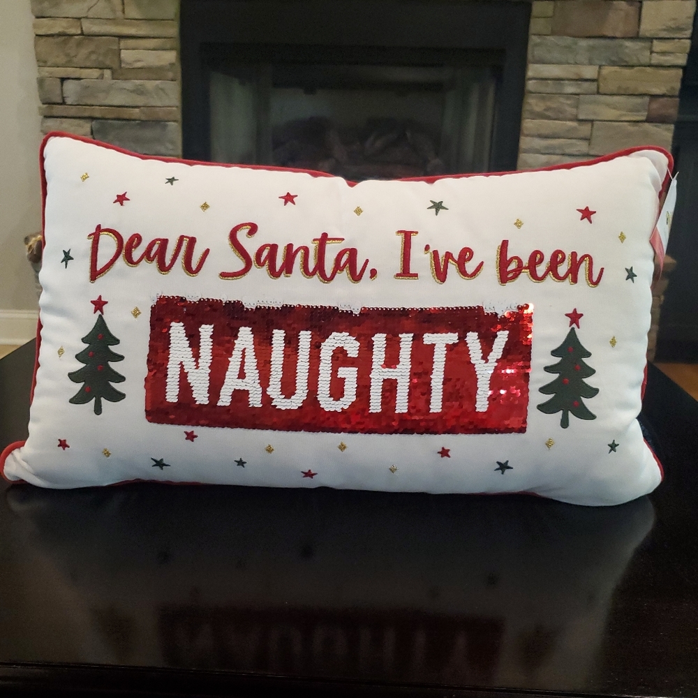 Dear Santa Pillow-NWT